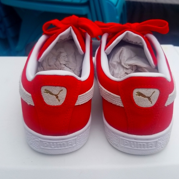 Red Suede Classic XII Jr Puma sneakers - Picture 3 of 6